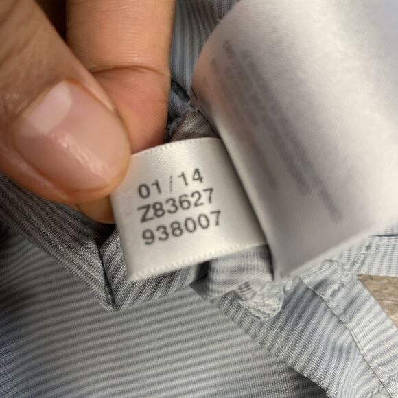 Adidas Clima Lite Mens Golf Polo Shirt Size XL Gray Breathable Short Sleeve - Picture 9 of 9